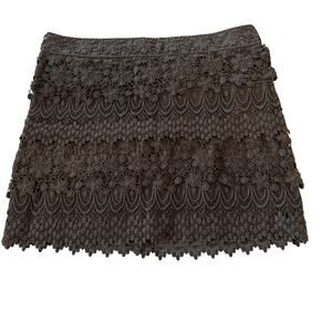 American Eagle Outfitters size 2 dark gray lace mini skirt, BUNDLE4LESS!!! #2684